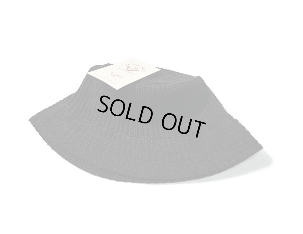 画像1: Highland 2000  Cotton Knit Bucket Hat Black (1)