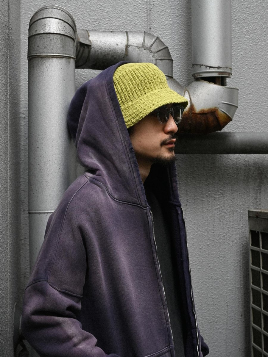 画像3: Highland 2000  Cotton/Linen Knit Bucket Hat Edenberry (3)