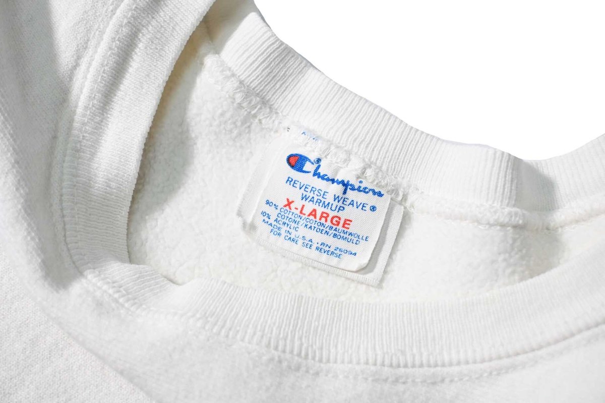 画像4: 80s Used Champion Reverse Weave Sweat Shirt "Tufts University" made in USA (4)