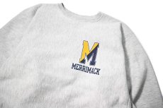 画像2: 90s Used Champion Reverse Weave Sweat Shirt "Merrimack" made in USA 両面プリント (2)