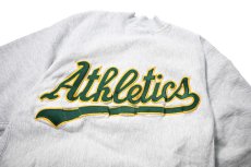 画像5: 90s Used Champion Reverse Weave Snap Cardigan "Oakland Athletics" made in USA (5)