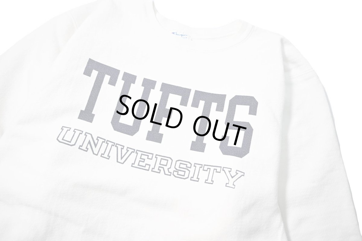 画像2: 80s Used Champion Reverse Weave Sweat Shirt "Tufts University" made in USA (2)