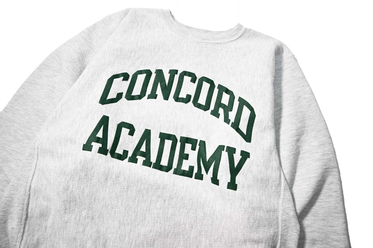 画像2: 90s Used Champion Reverse Weave Sweat Shirt "Concord Academy" made in USA (2)