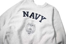 画像2: 90-00s Used USNA Sweat Shirt made in USA (2)