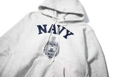 画像2: 90-00s Used USNA Sweat Hoodie made in USA (2)