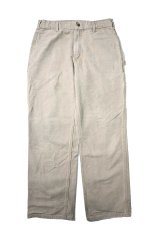 画像1: 19' Used Carhartt Duck Carpenter Pants Desert カーハート (1)