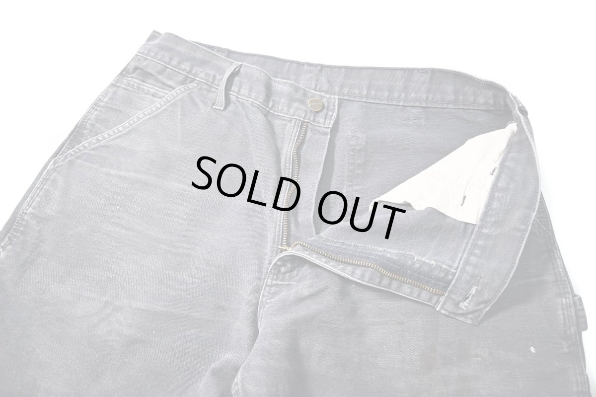 画像5: 12' Used Carhartt Duck Carpenter Pants Petrol Blue カーハート (5)