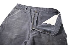 画像5: 12' Used Carhartt Duck Carpenter Pants Petrol Blue カーハート (5)