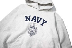 画像2: 90-00s Used USNA Sweat Hoodie made in USA (2)