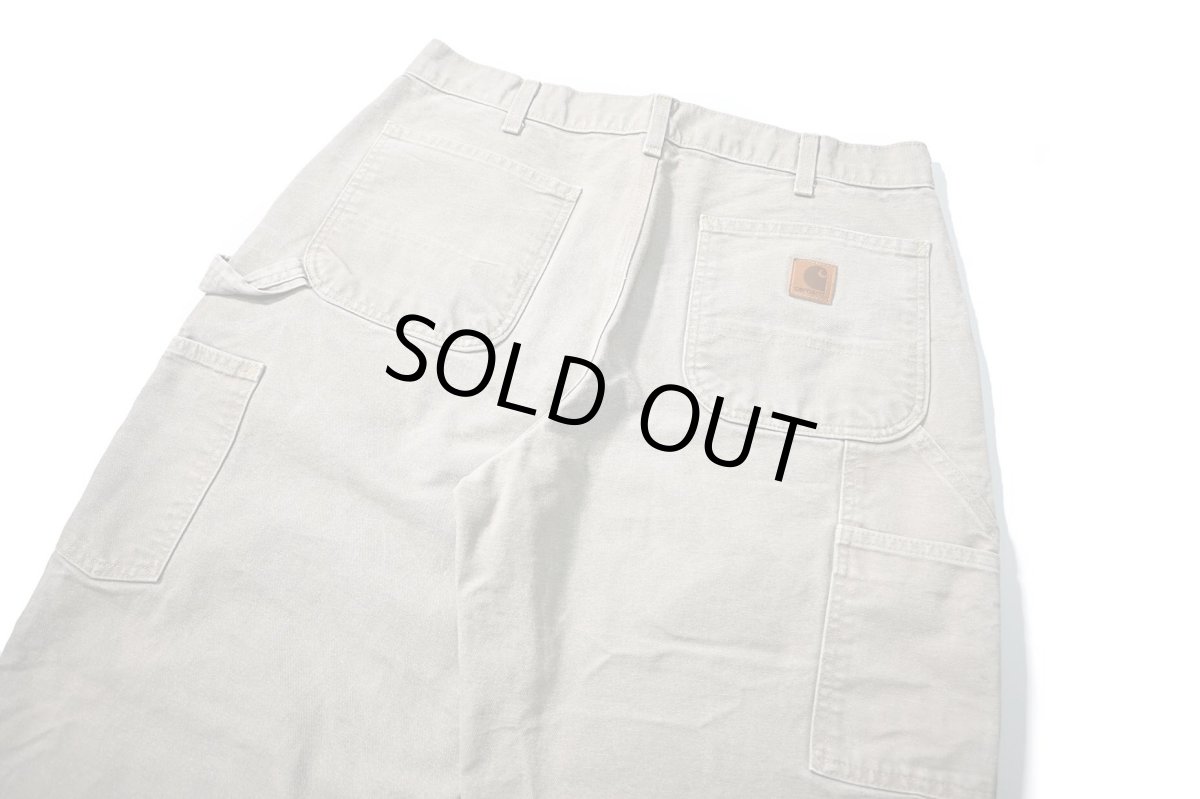 画像4: 19' Used Carhartt Duck Carpenter Pants Desert カーハート (4)
