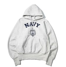画像1: 90-00s Used USNA Sweat Hoodie made in USA (1)