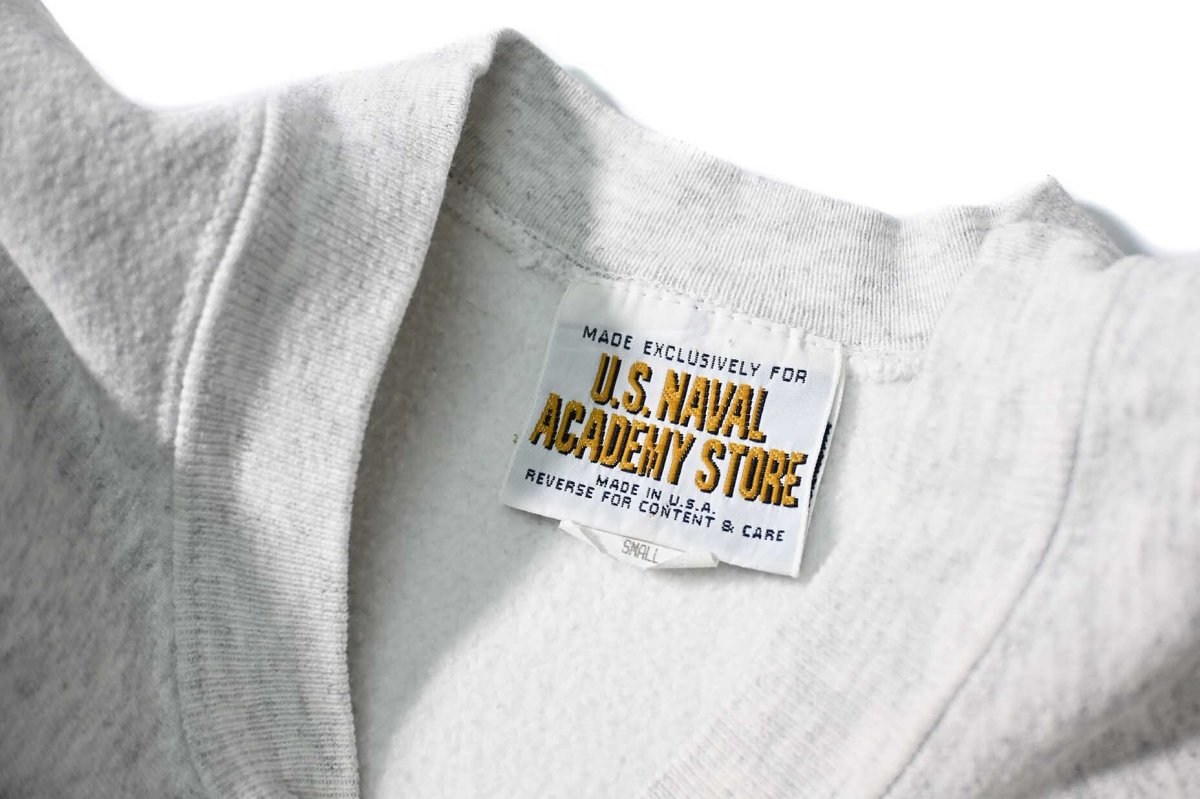画像4: 90-00s Used USNA Sweat Shirt made in USA (4)
