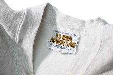 画像4: 90-00s Used USNA Sweat Shirt made in USA (4)