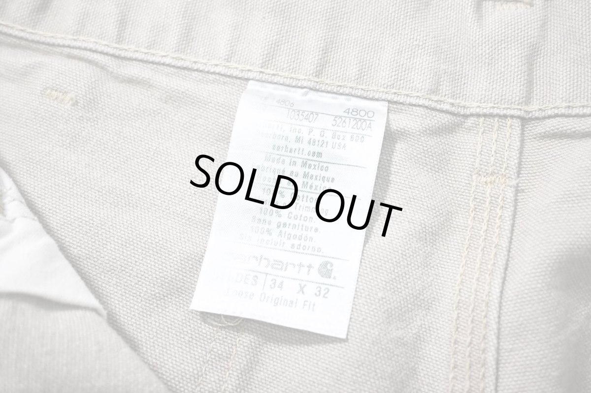 画像6: 19' Used Carhartt Duck Carpenter Pants Desert カーハート (6)