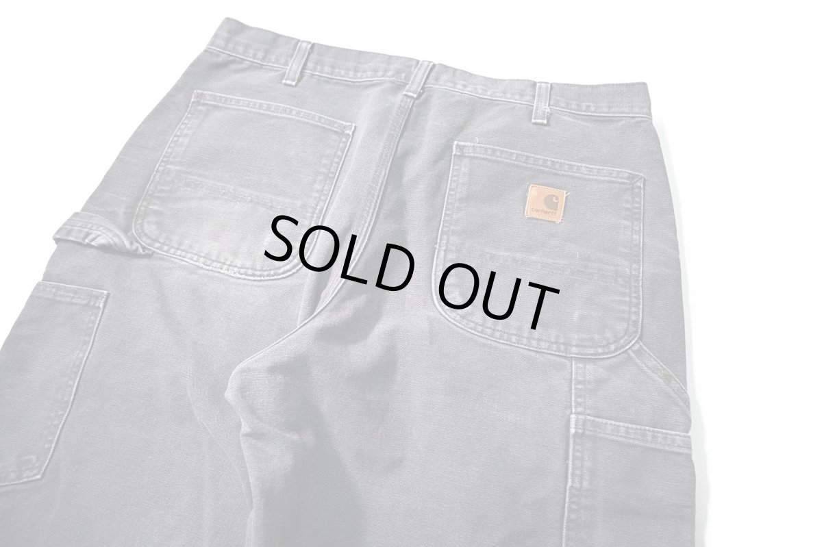 画像4: 12' Used Carhartt Duck Carpenter Pants Petrol Blue カーハート (4)