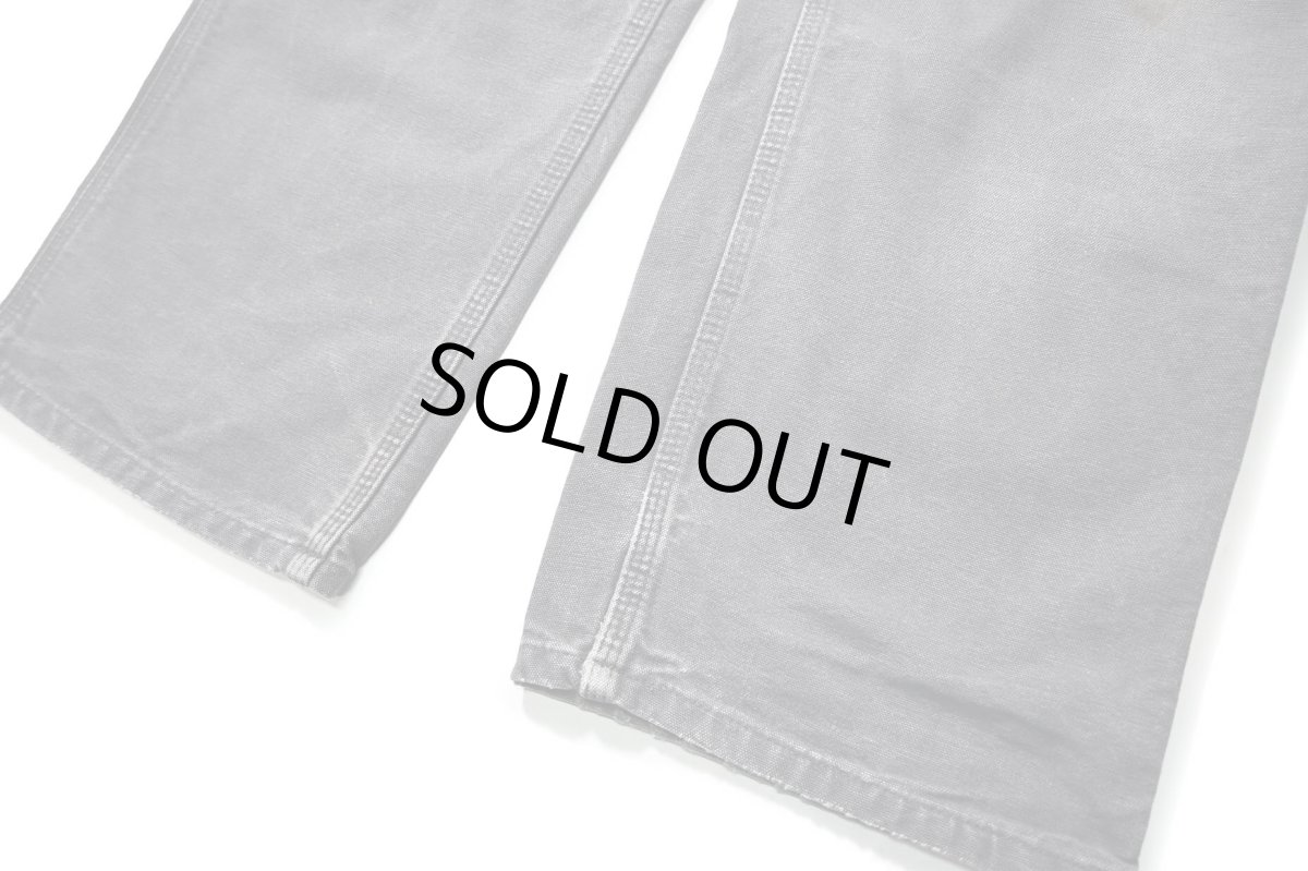 画像3: 12' Used Carhartt Duck Carpenter Pants Petrol Blue カーハート (3)