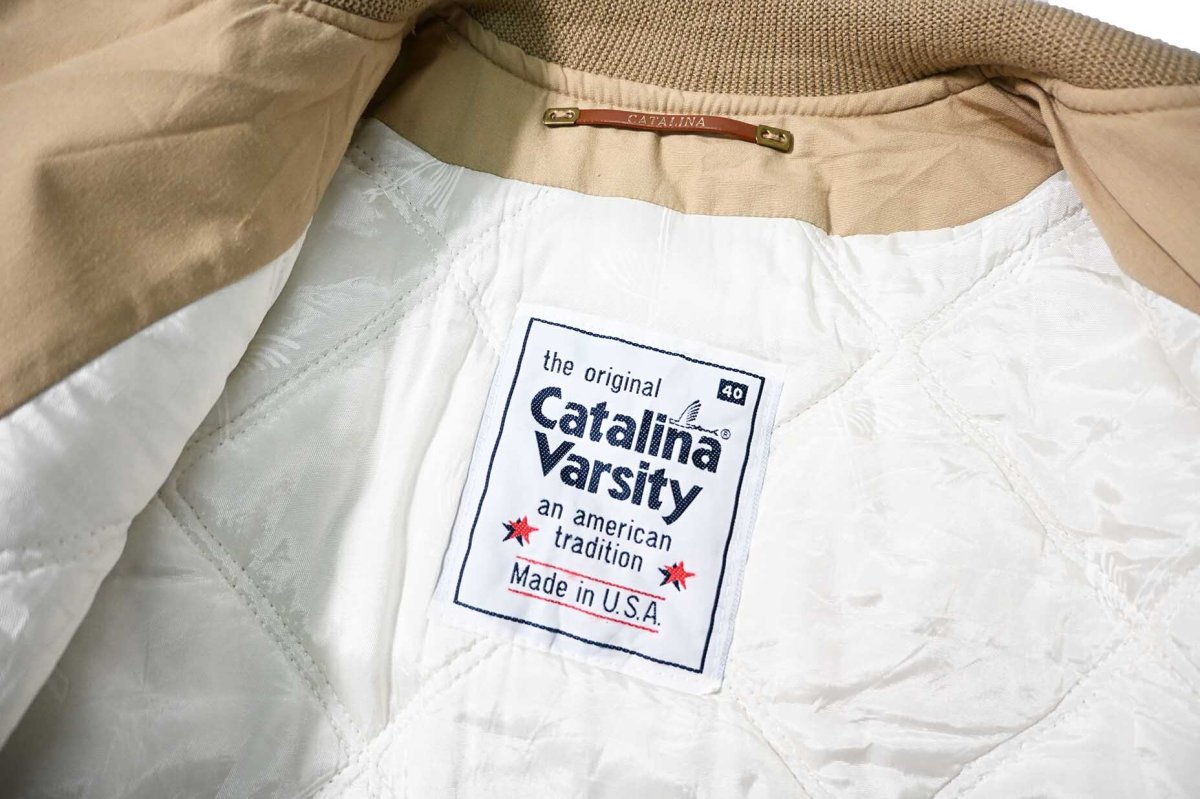 画像7: 70-80s Used Catalina Varsity Cup Shoulder Jacket (7)