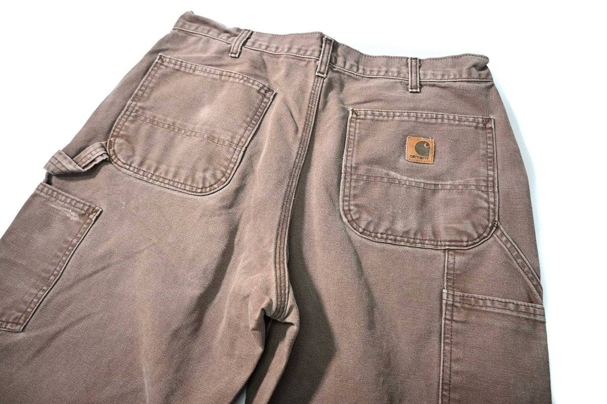 画像4: 00-10s Used Carhartt Duck Carpenter Pants Chestnut カーハート (4)