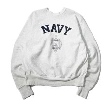 画像1: 90-00s Used USNA Sweat Shirt (1)