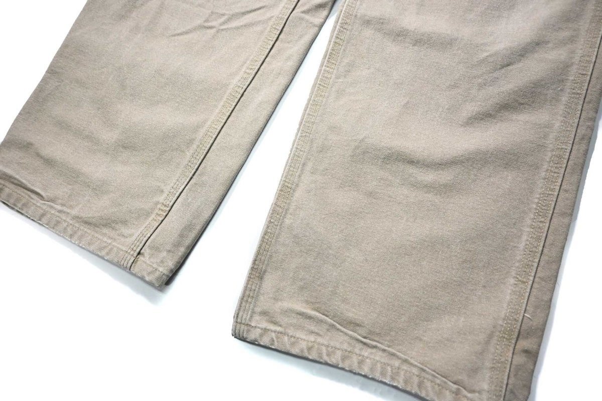 画像3: 19' Used Carhartt Duck Carpenter Pants Desert カーハート (3)