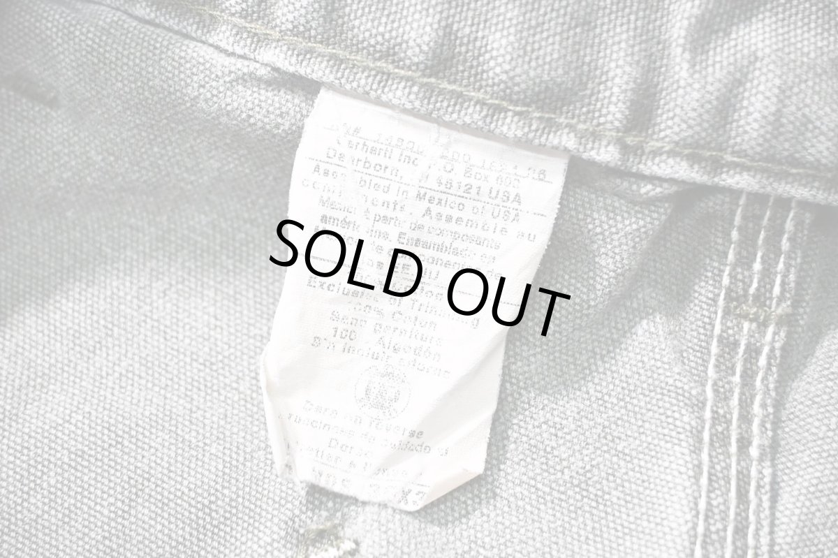 画像6: 00' Used Carhartt Duck Carpenter Pants Moss カーハート (6)