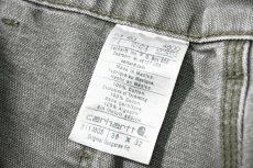画像6: 16' Used Carhartt Duck Carpenter Pants Moss カーハート (6)