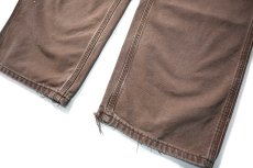画像3: 00-10s Used Carhartt Duck Carpenter Pants Chestnut カーハート (3)