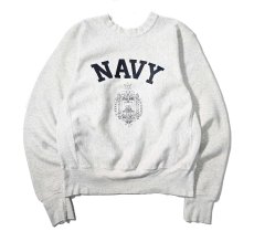 画像1: 90-00s Used USNA Sweat Shirt made in USA (1)