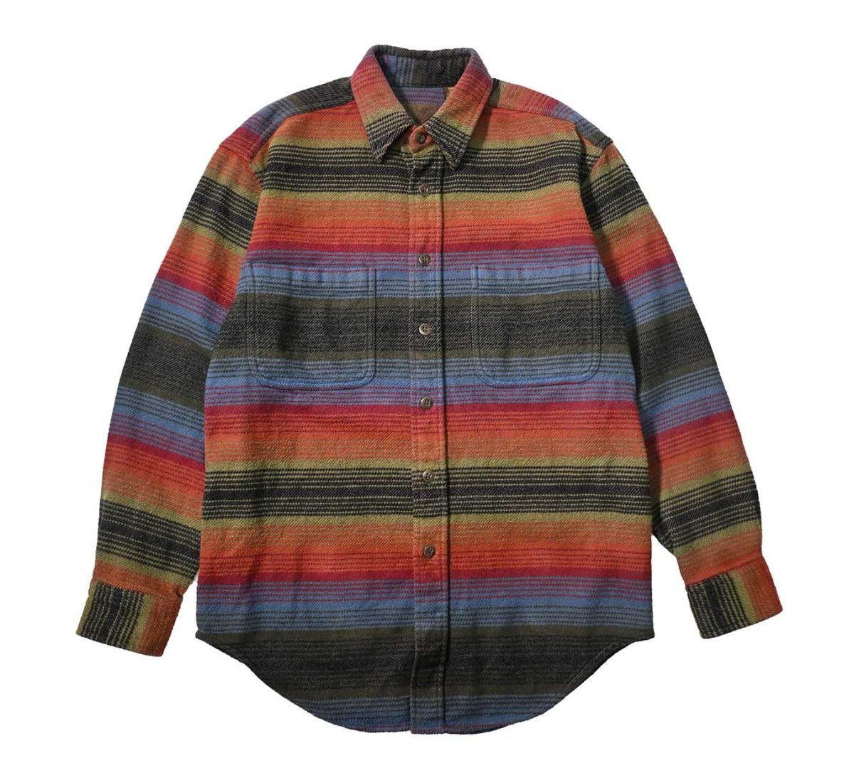 画像1: 90-00s Used St John's Bay Heavy Flannel Shirt (1)