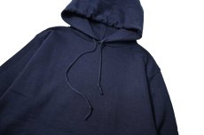 画像2: 80s Deadstock Russell Athletic Blank Sweat Hoodie Navy made in USA (2)