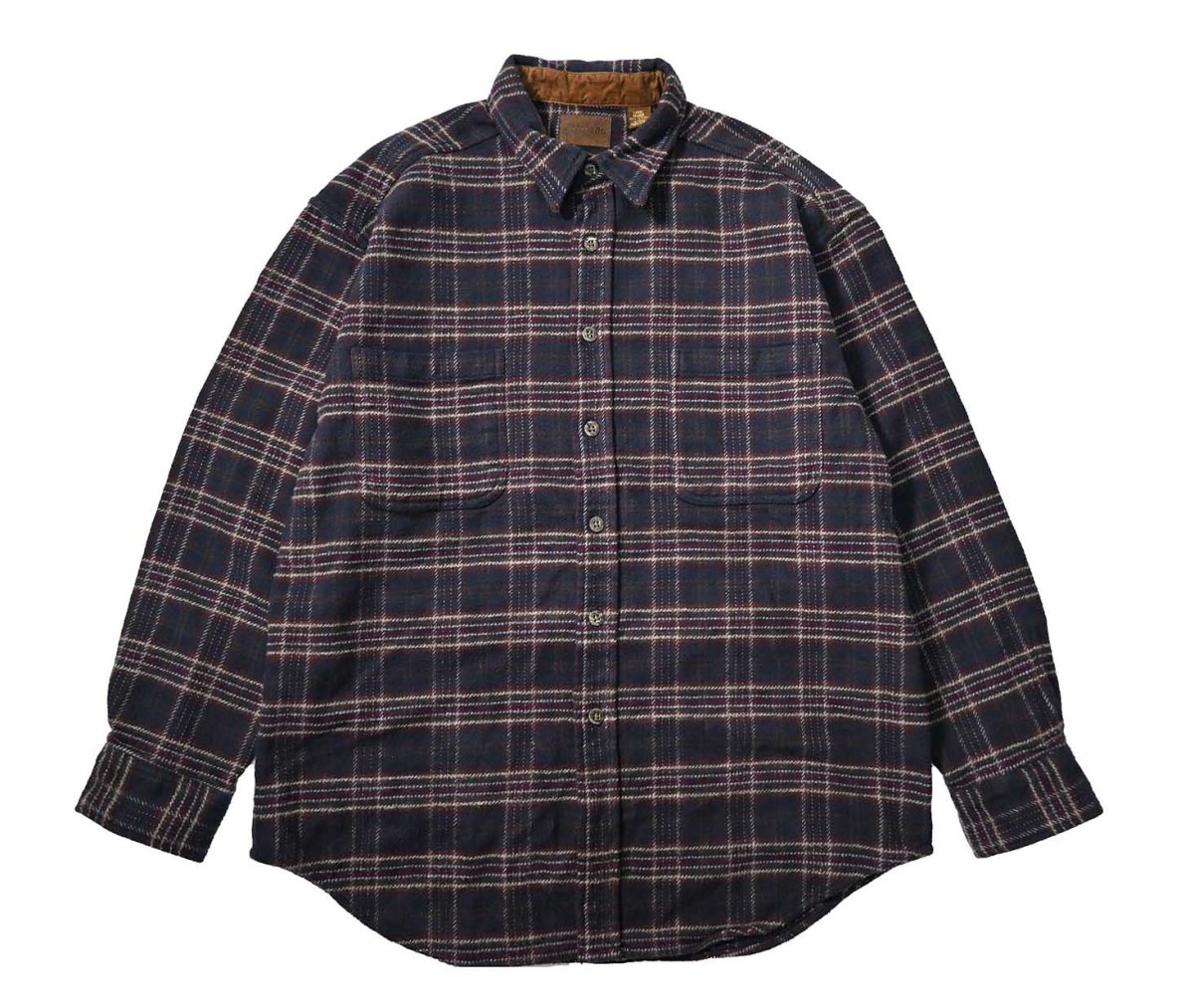 画像1: 90-00s Used St John's Bay Heavy Flannel Shirt (1)