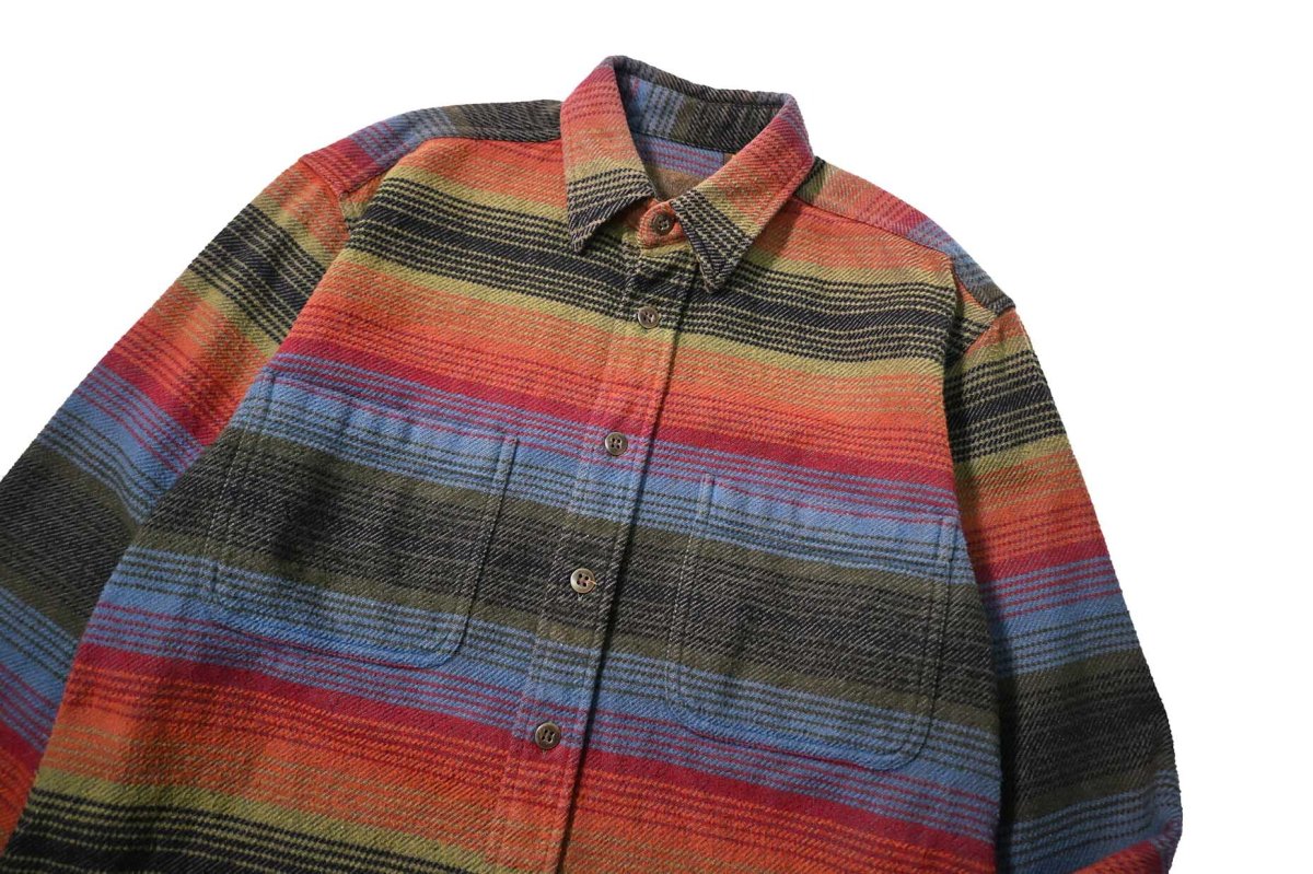 画像2: 90-00s Used St John's Bay Heavy Flannel Shirt (2)