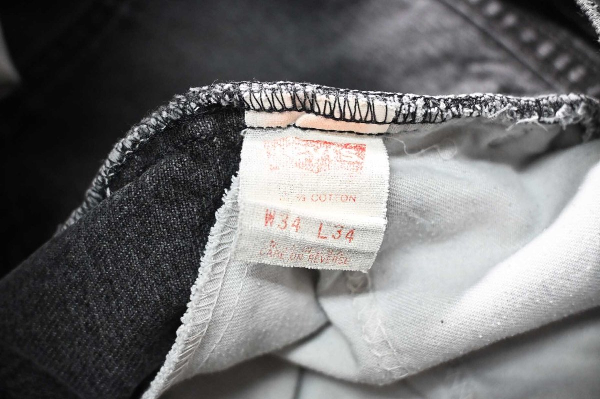画像7: 80-90s Used Levi's 505 Denim Pants Black made in USA リーバイス (7)