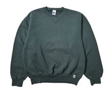 画像1: 90s Used Russell Athletic Blank Sweat Shirt Moss (1)