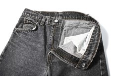 画像6: 92' Used Levi's 505 Denim Pants Black made in USA リーバイス 先染め (6)