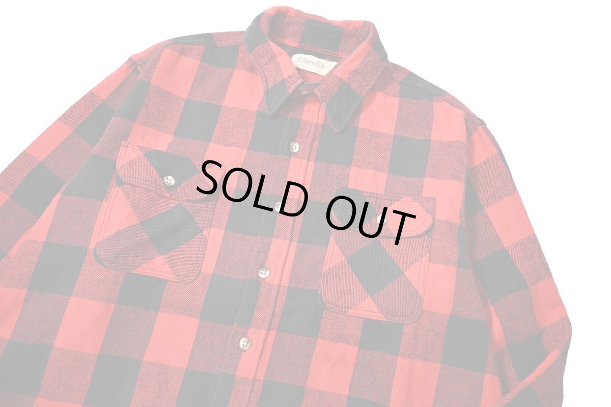 画像2: 80-90s Used St John's Bay Heavy Flannel Shirt made in USA (2)