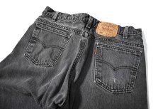 画像4: 80-90s Used Levi's 505 Denim Pants Black made in USA リーバイス (4)