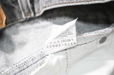 画像8: 88' Used Levi's 505 Denim Pants Black made in USA リーバイス 先染め (8)
