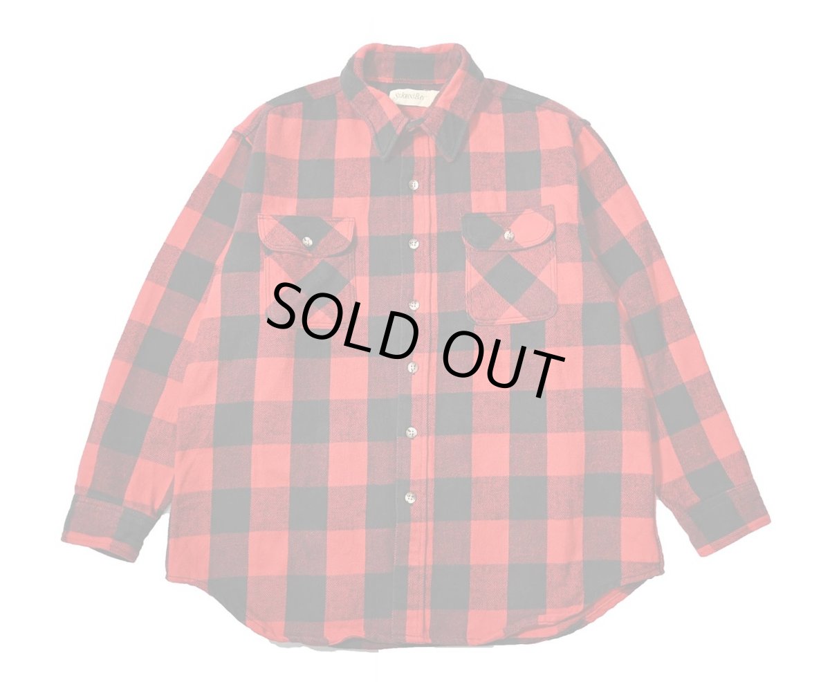 画像1: 80-90s Used St John's Bay Heavy Flannel Shirt made in USA (1)