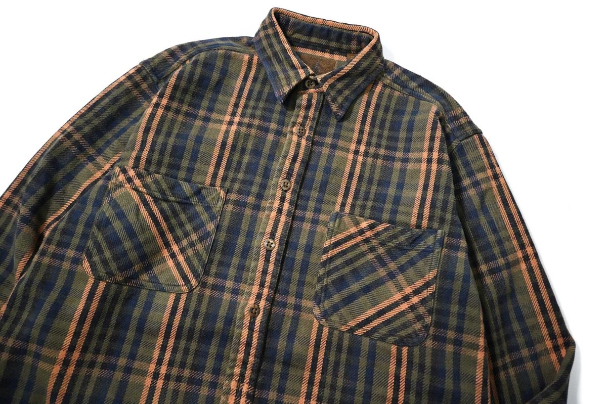 画像2: 90-00s Used St John's Bay Heavy Flannel Shirt (2)