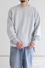 画像6: 90s Used Champion Reverse Weave Sweat Shirt Ash made in USA 目無し (6)