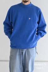 画像5: 90s Used Champion Reverse Weave Mock Neck Raglan Sleeve Sweat Shirt made in USA (5)