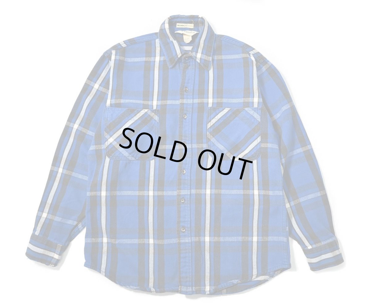 画像1: 80-90s Used St John's Bay Big Mac Heavy Flannel Shirt made in USA (1)