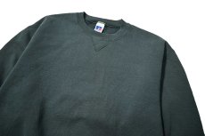 画像2: 90s Used Russell Athletic Blank Sweat Shirt Moss (2)