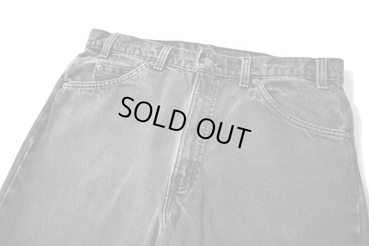 画像2: 80-90s Used Levi's 505 Denim Pants Black made in USA リーバイス (2)