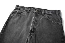 画像2: 80-90s Used Levi's 505 Denim Pants Black made in USA リーバイス (2)