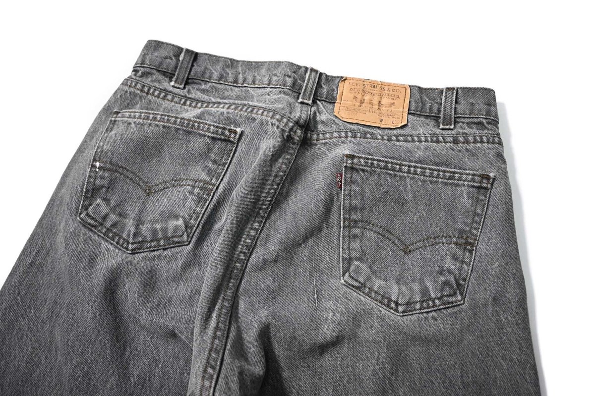 画像4: 88' Used Levi's 505 Denim Pants Black made in USA リーバイス 先染め (4)