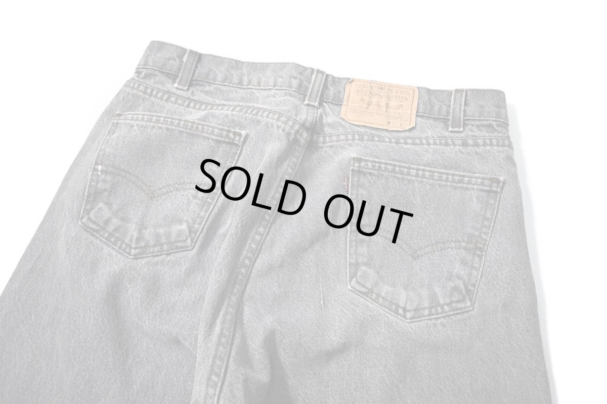 画像4: 88' Used Levi's 505 Denim Pants Black made in USA リーバイス 先染め (4)