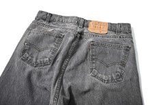 画像4: 88' Used Levi's 505 Denim Pants Black made in USA リーバイス 先染め (4)