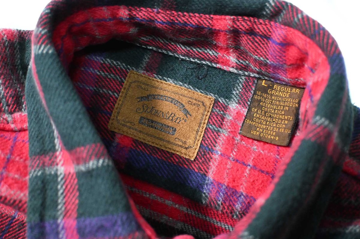 画像4: 90-00s Used St John's Bay Heavy Flannel Shirt (4)